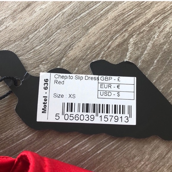 Motel red dress - Picture 4 of 4